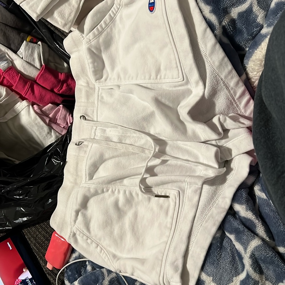 White champion shorts